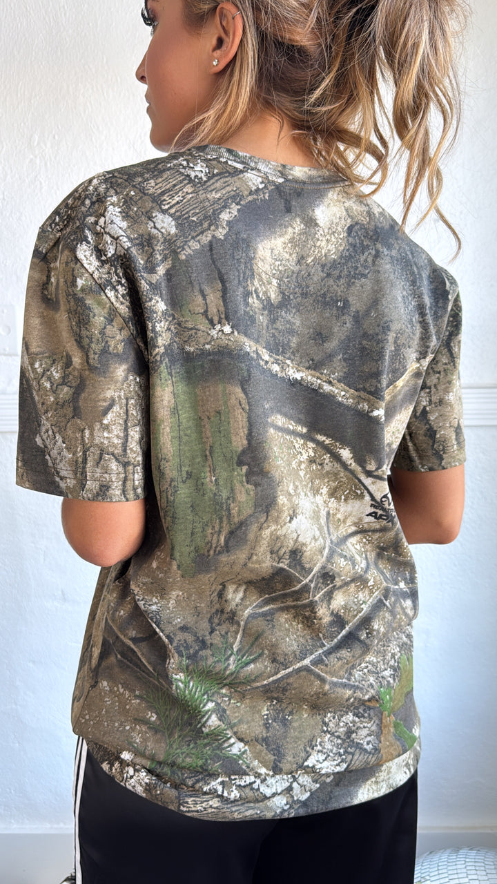Camo Cleveland Graphic Tee, Orange/Camo