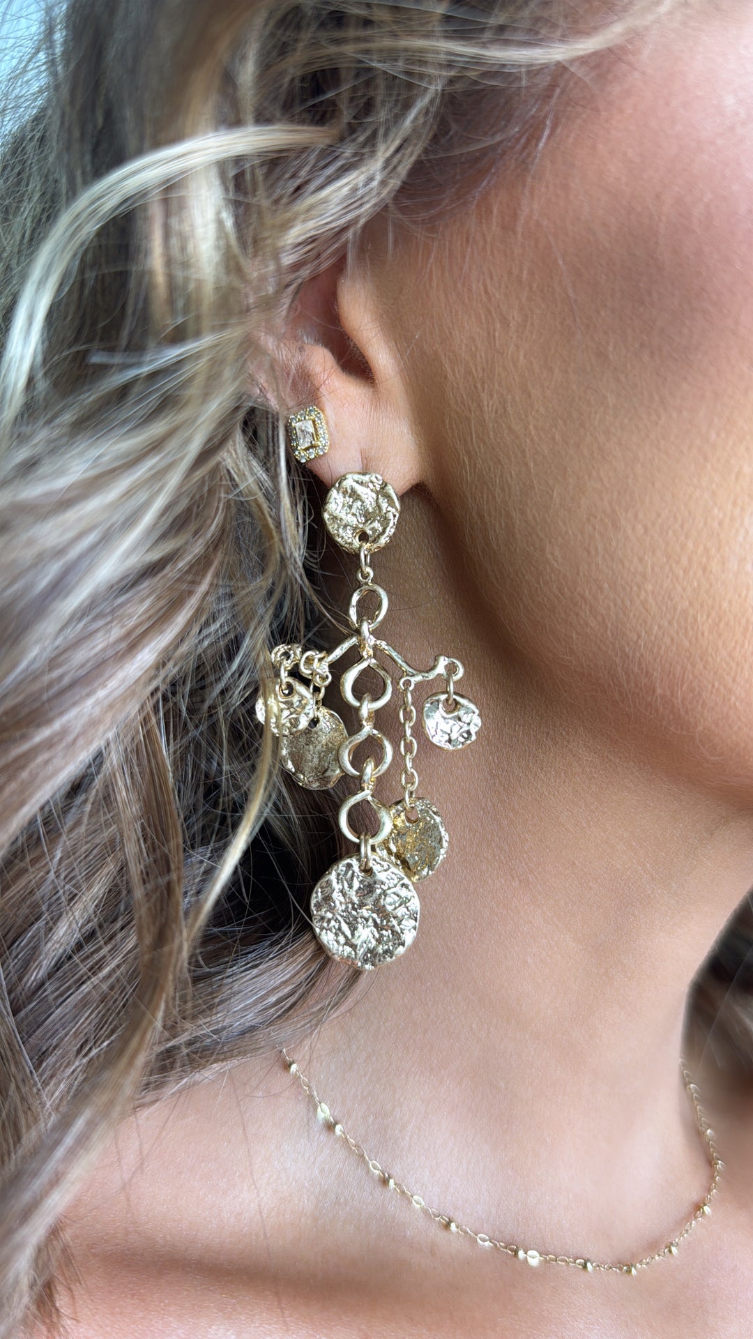 Chandelier Dangle Earring, Gold