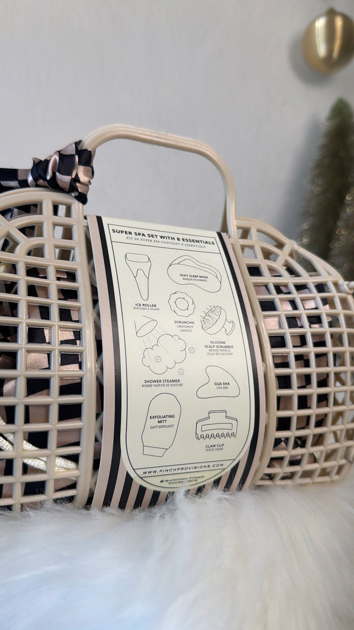 Super Spa Set | Linen & Black