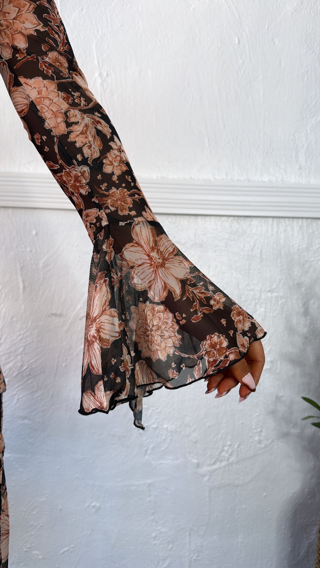 Autumn Romance Maxi Dress, Black