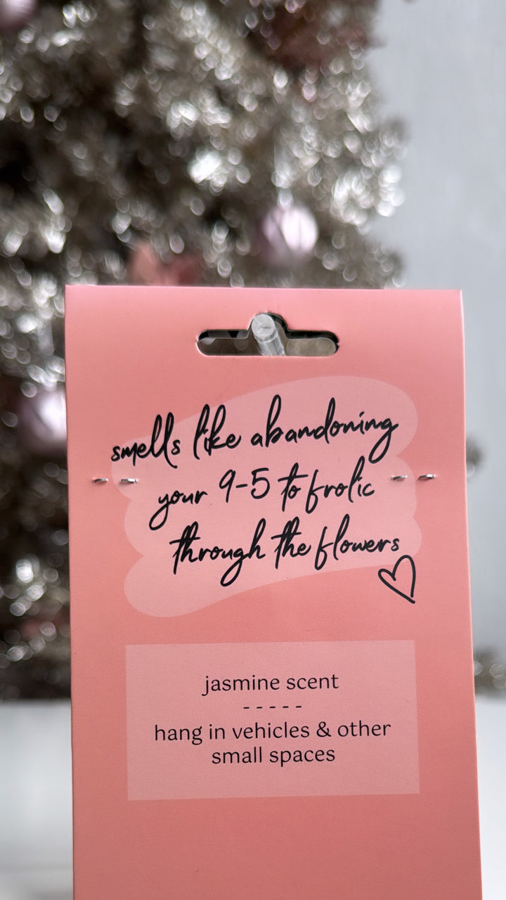 Stay In Your Lane Car Air Freshener - Love This Journey For Me- Jasmine