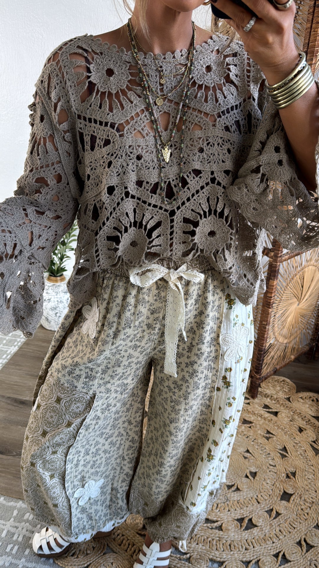 Oasis Light Weight Long Sleeve Top, Beige