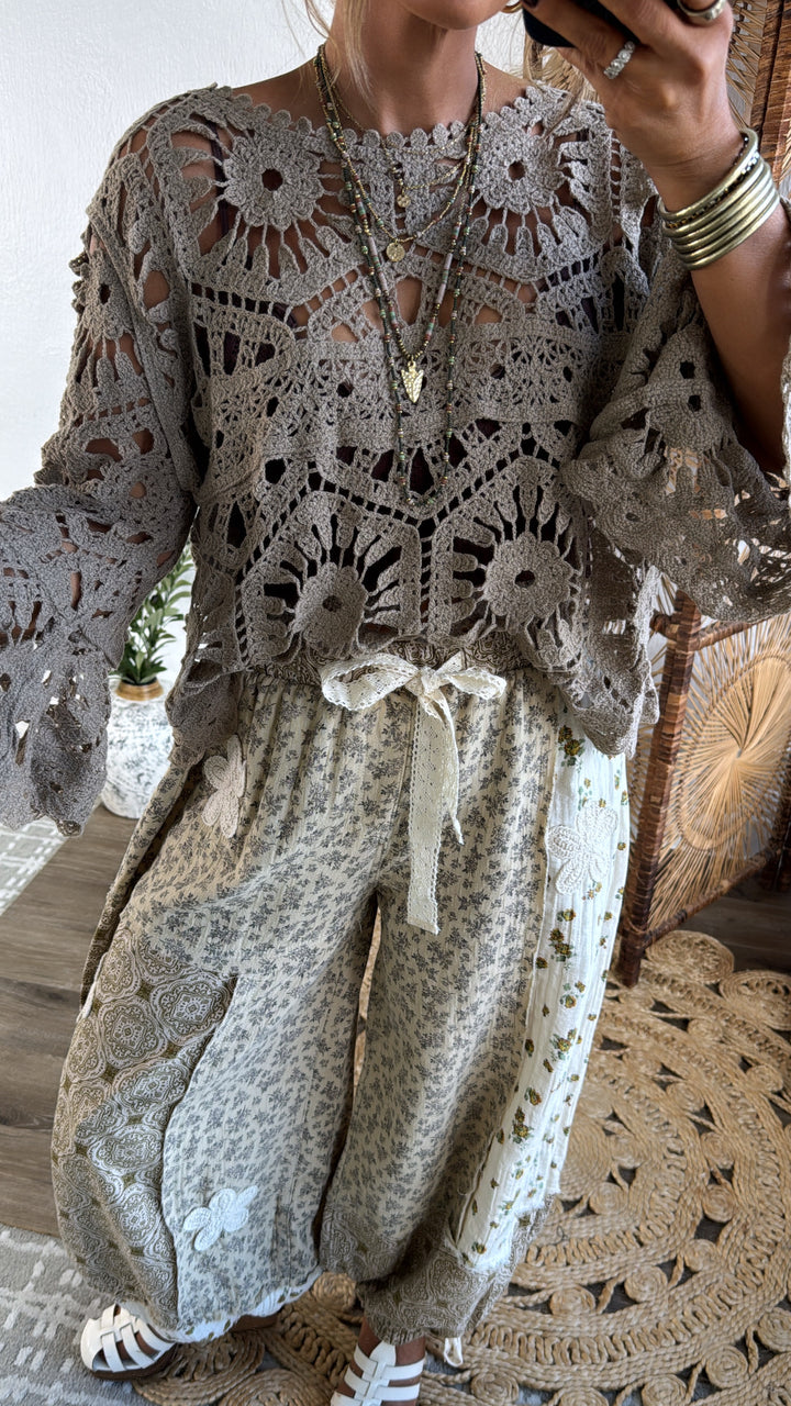 Oasis Light Weight Long Sleeve Top, Beige