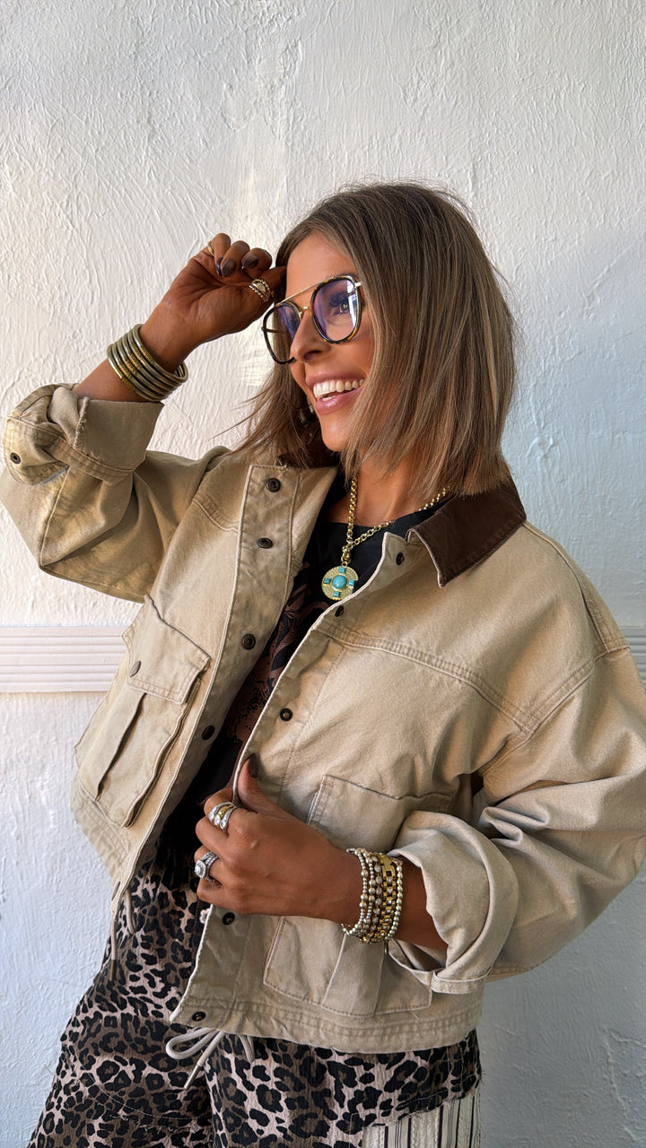 Ironworks Utility Jacket, Beige