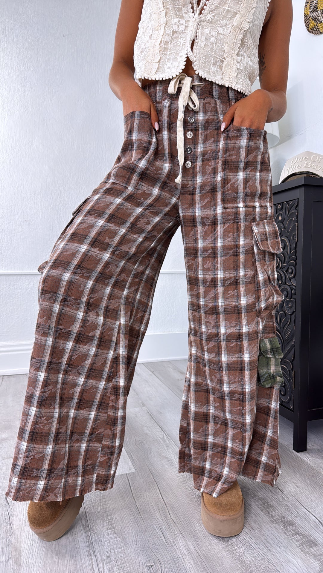 Hazel Haze Pants, Chocolate