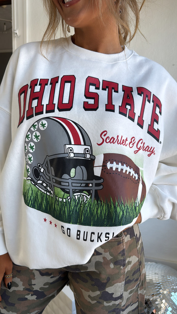 Huddle Up Ohio Crewneck Sweatshirts