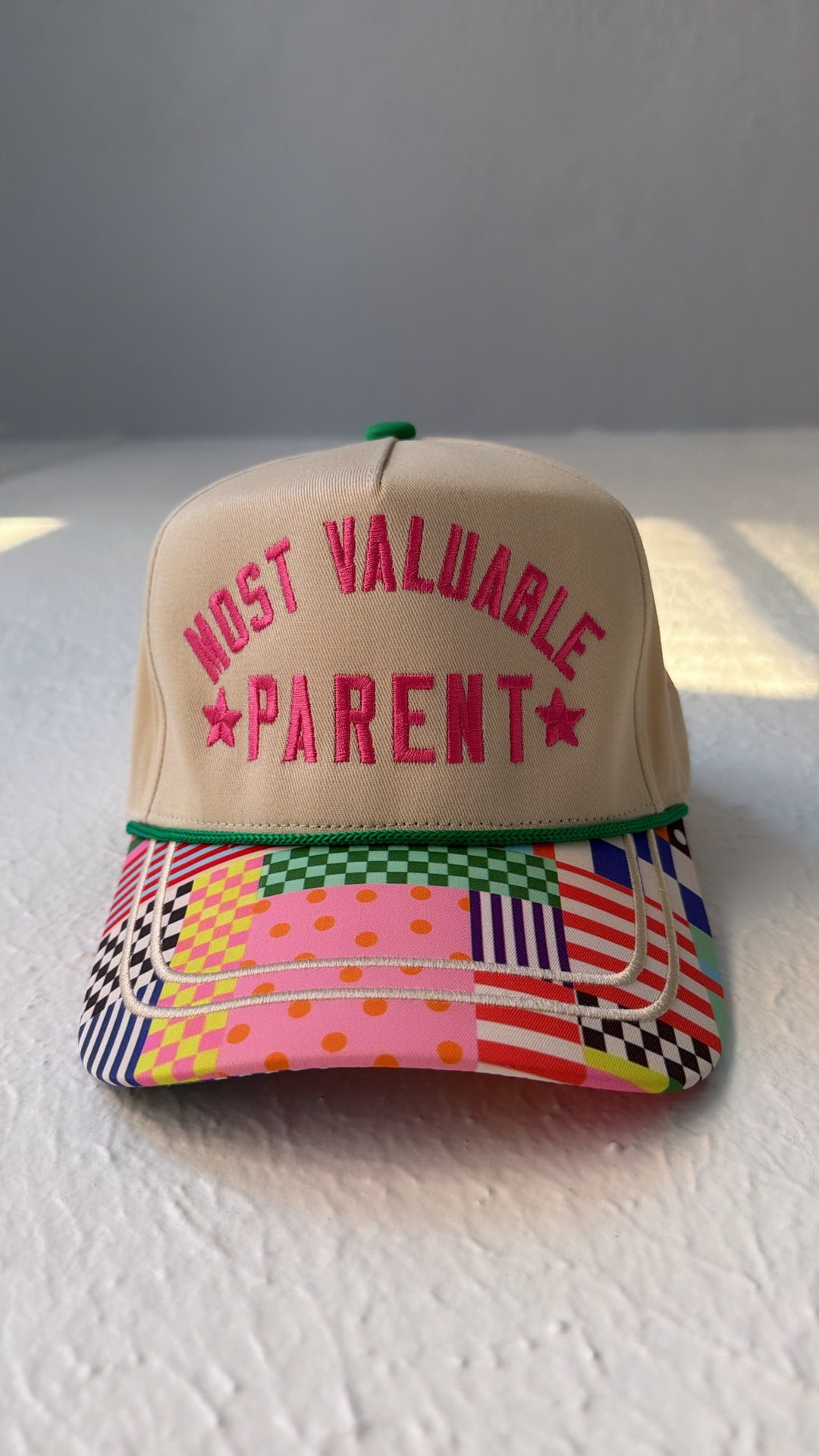 Most Valuable Parent Trucker Hat, Natural