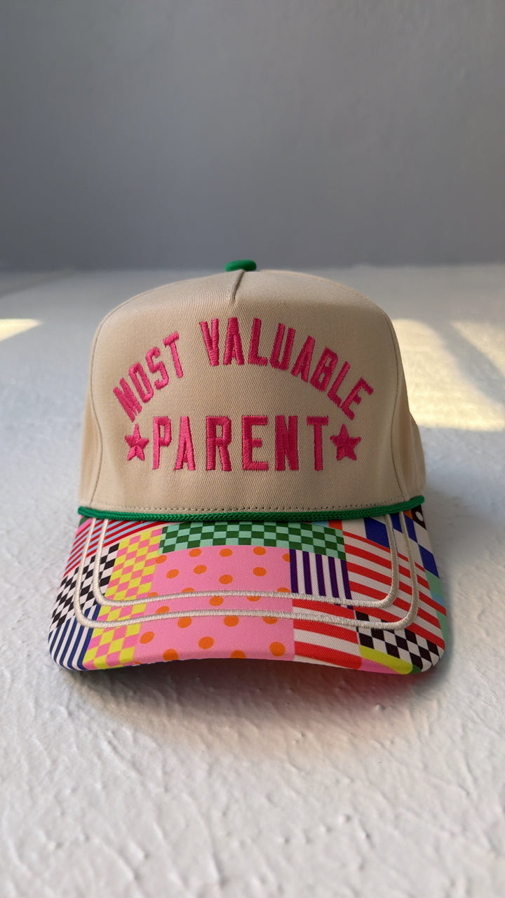 Most Valuable Parent Trucker Hat, Natural