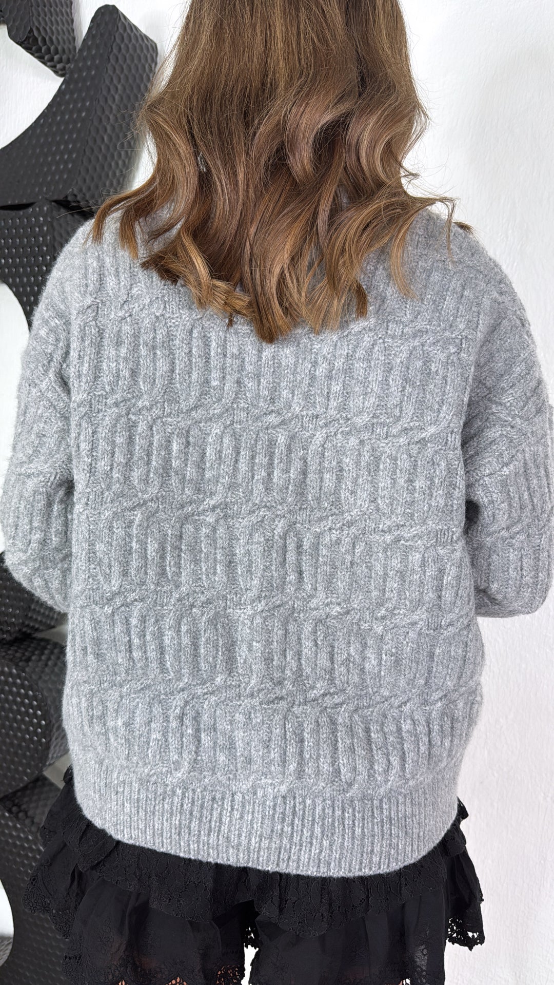 Applewood Knit Cardigan, Grey