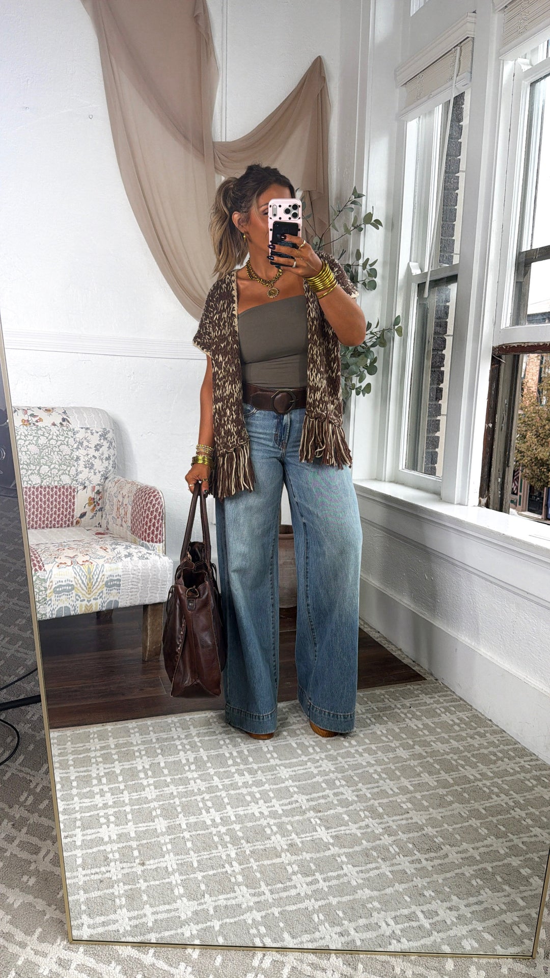 Cozy Knit Cardigan, Mocha