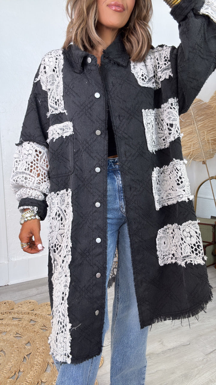 The Desert Stitch Jacket, Black