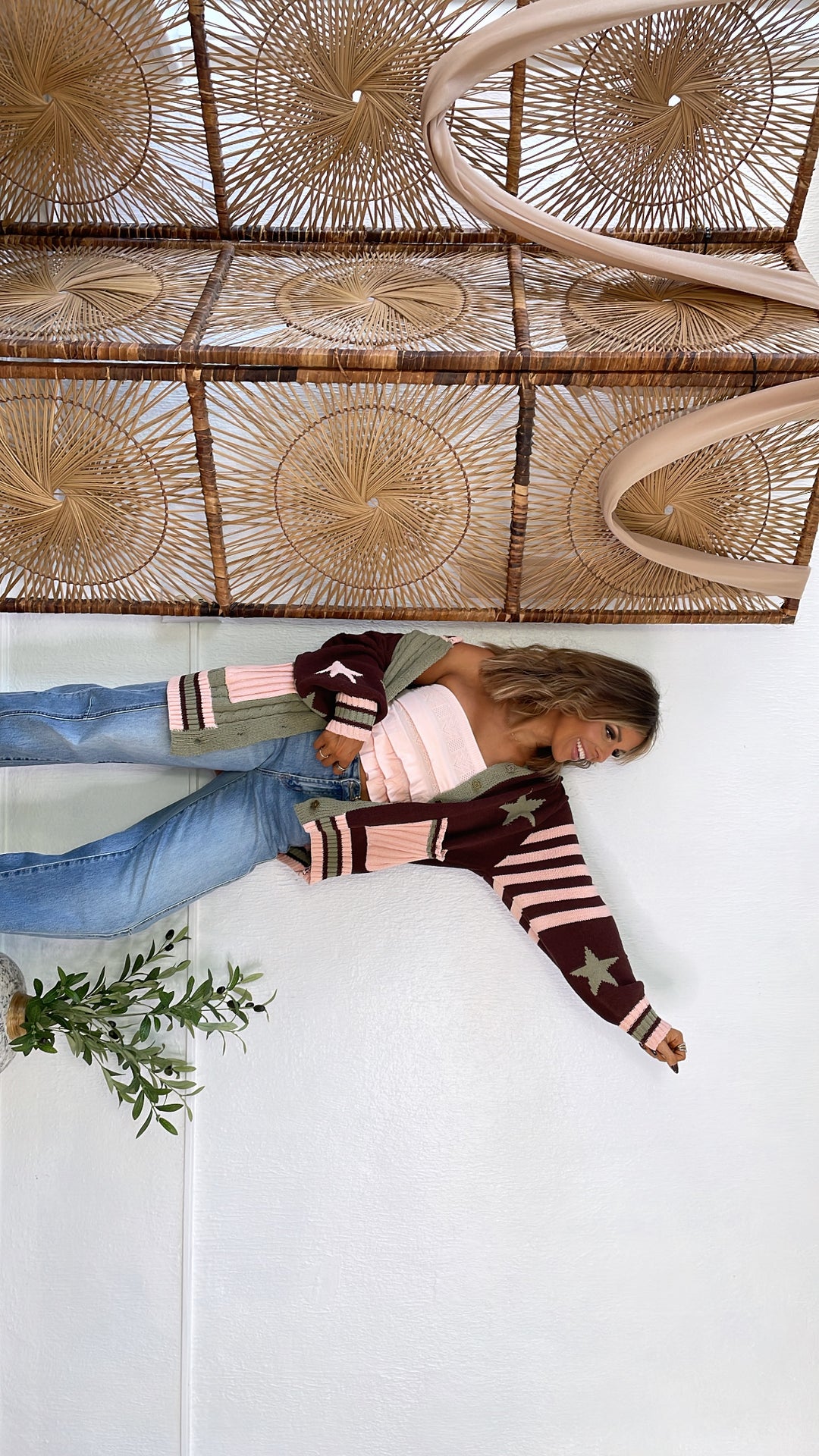 Willow Haven Knit Cardigan, Choco Multi