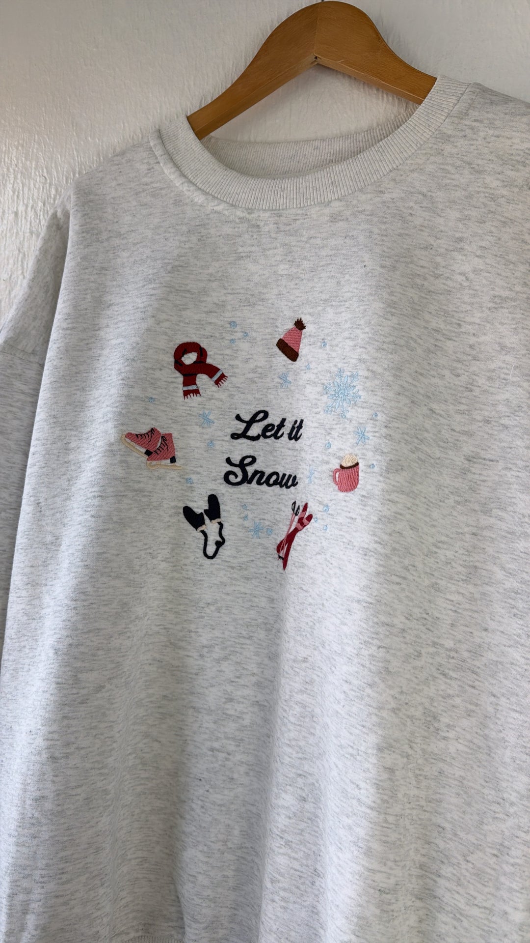 Winter Skis Crewneck, Melange