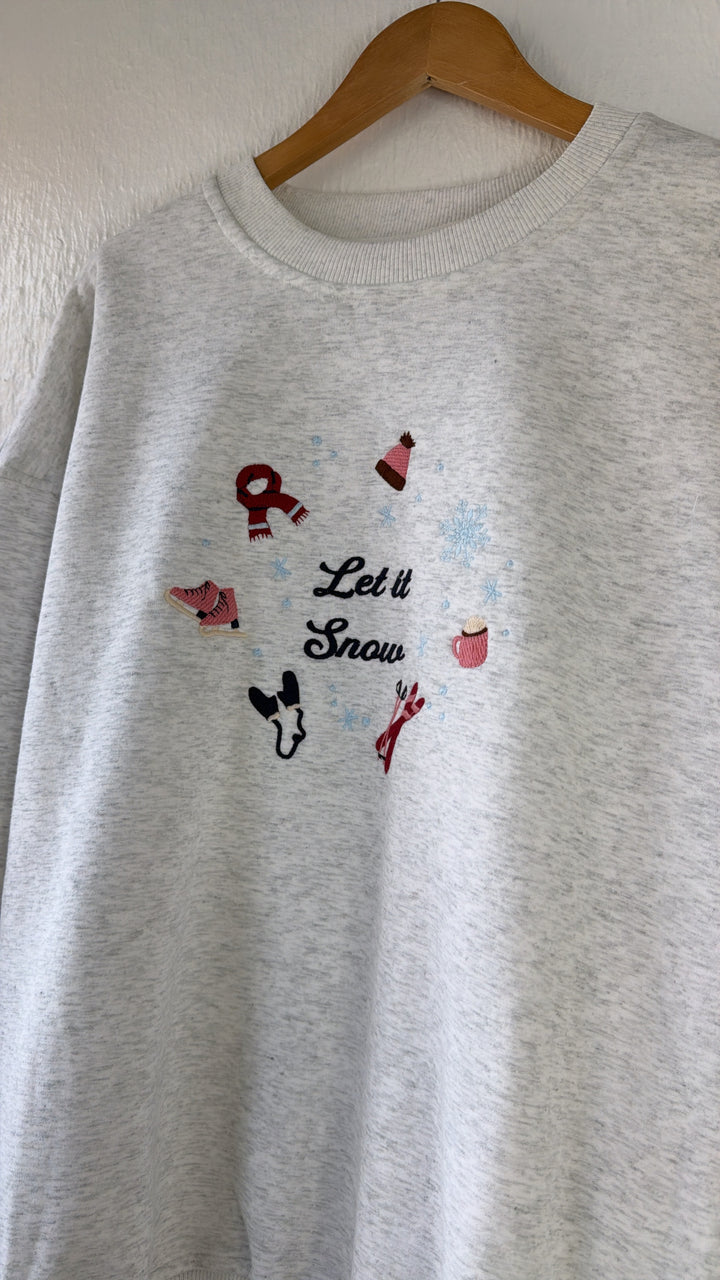 Winter Skis Crewneck, Melange