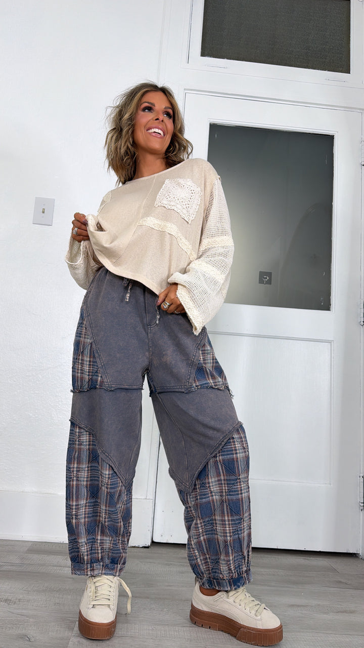 Willow Breeze Sheer Sleeve Top, Coconut