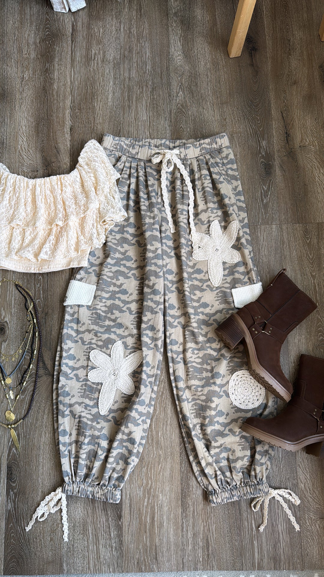 Rare form Patched Joggers, Camo