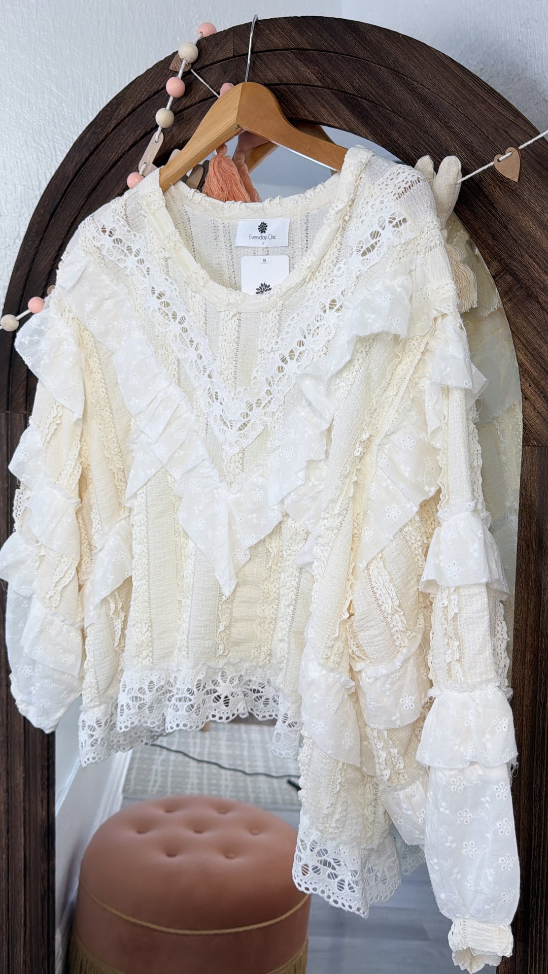 Sweet Fern Blouse, Natural