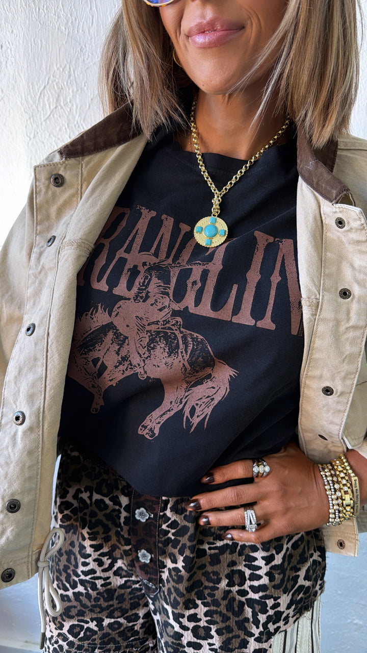 Wrangler Graphic Tee, Black