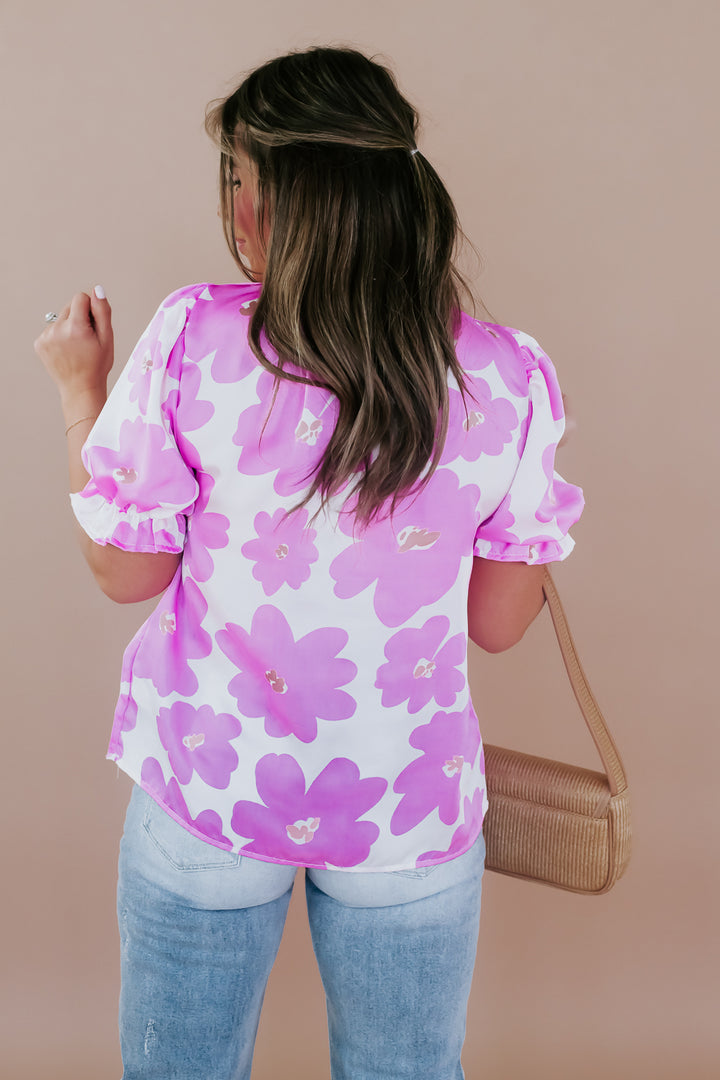 All Yours Floral Blouse, Pink