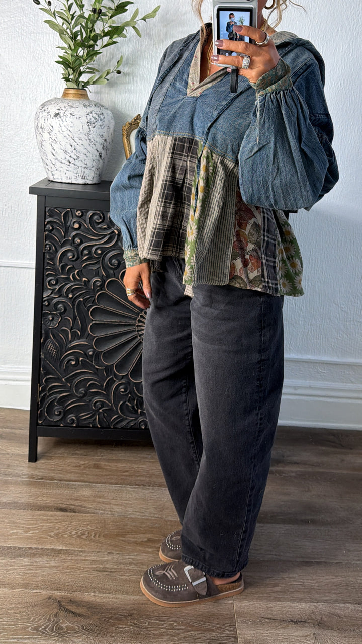 Patch Leaf Top, Vintage