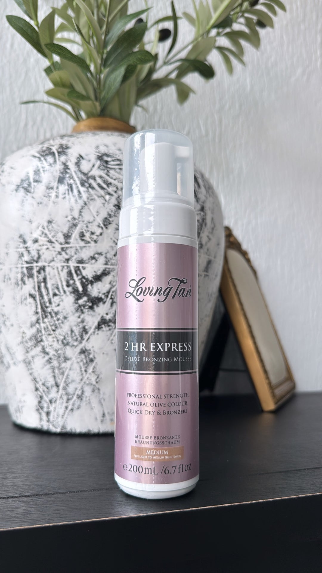 Loving Tan 2 HR Express Mousse 200 ML, Medium