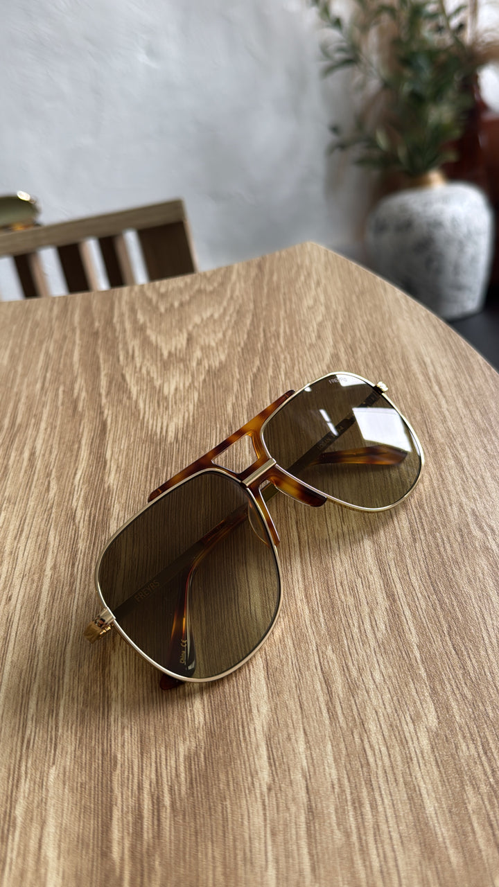 FREYRS Logan Sunglasses WHS - New - Tortoise / Green