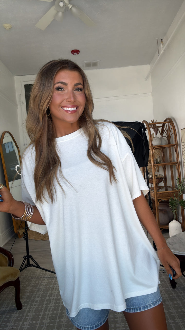 Soft Structure Basic Tee, Off White