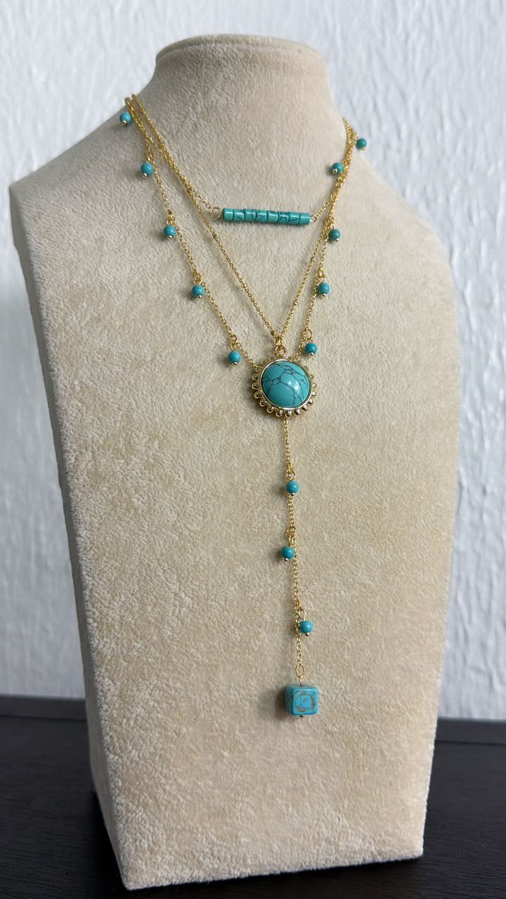 Treasure Jewels: Turquoise Harmony Layered Necklace