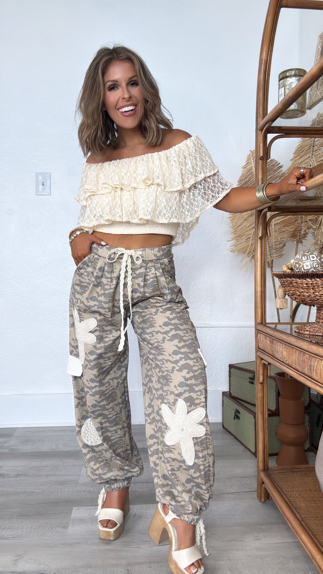 Rare form Patched Joggers, Camo