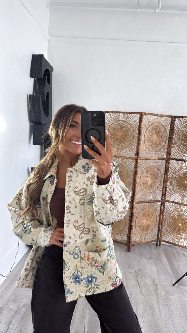 Luminous Threads Jacket, Natural Multi