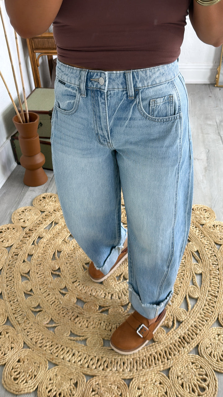 Canvas Curve Barrel Denim, Light