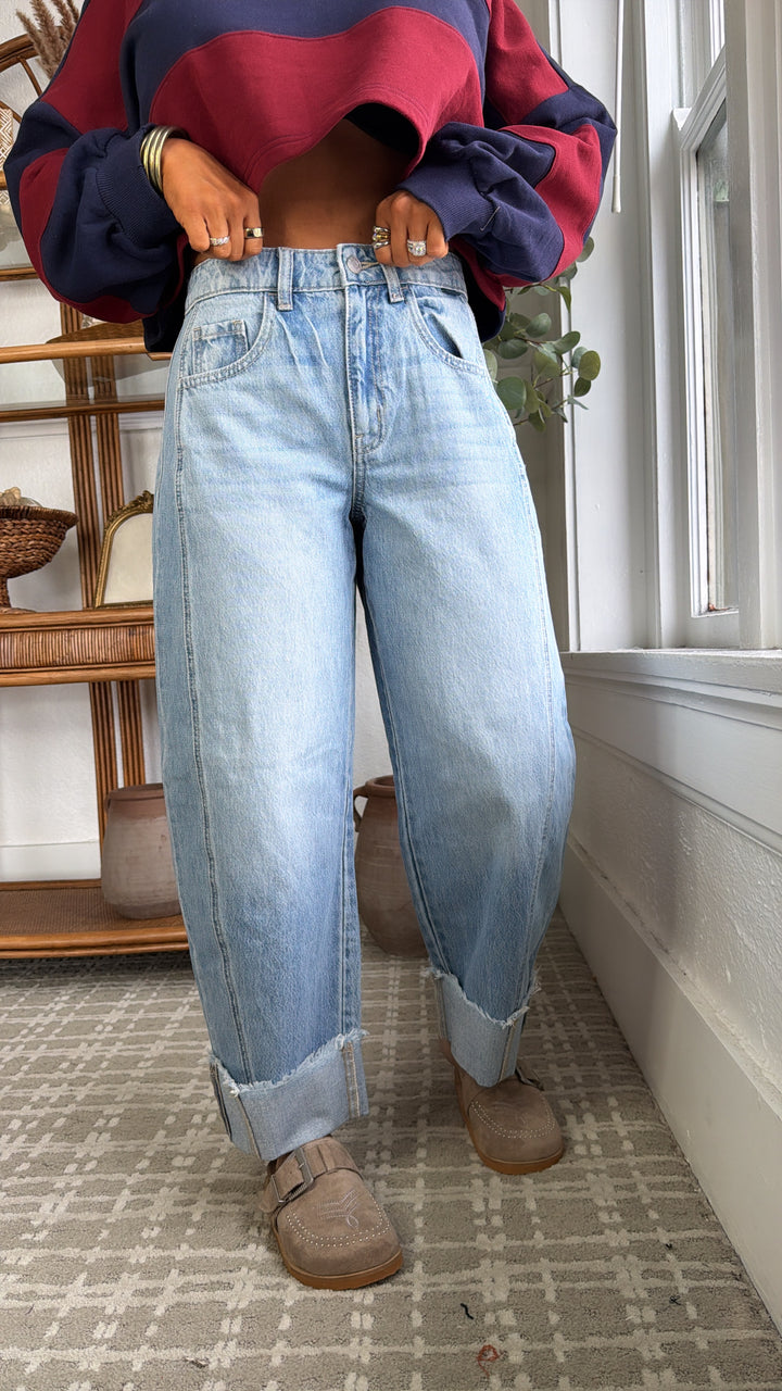 Canvas Curve Barrel Denim, Light