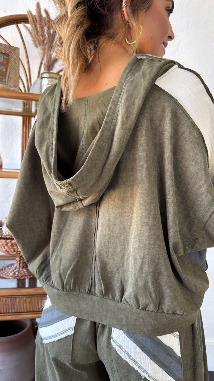 Easy Street Zip Up Jacket, Olive