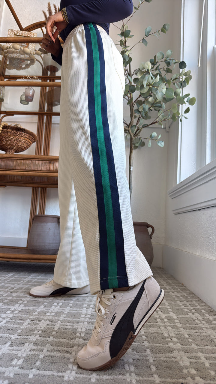 Day Dream Waffle Knit Pant, Cream