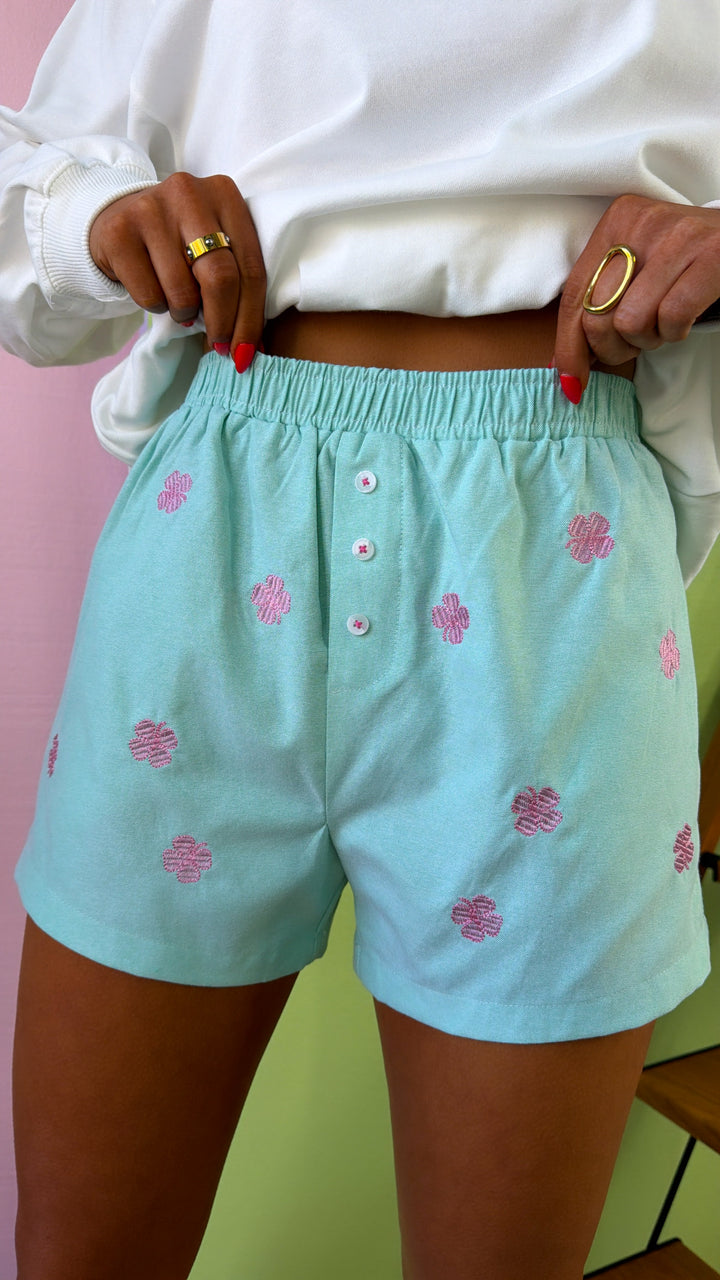 Pocket Full Of Luck Boxer Shorts, Mint