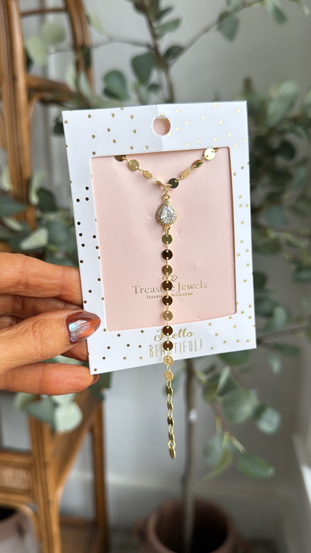 Treasure Jewels: Golden Glow Lariat