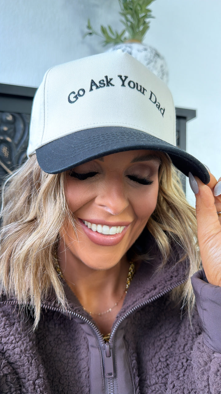 Go Ask Your Dad, Vintage Trucker Hat