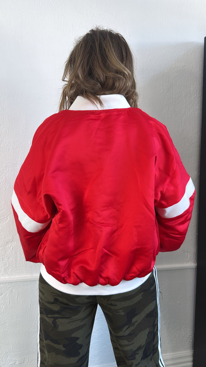 MVP Ohio Varsity Jacket, Red