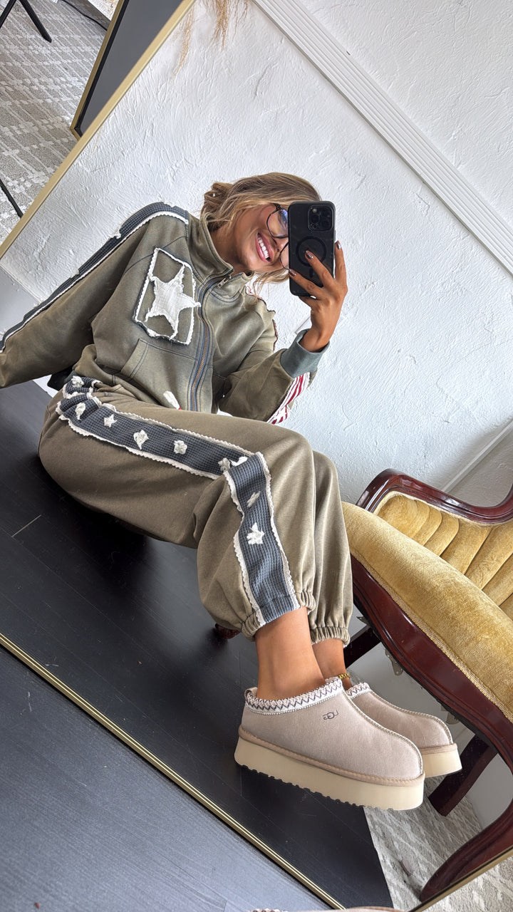 American Dream Jogger Pant, Vintage Moss