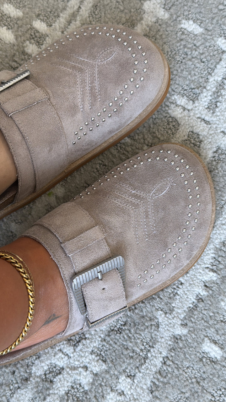 Joleen Studded Clog, Grey