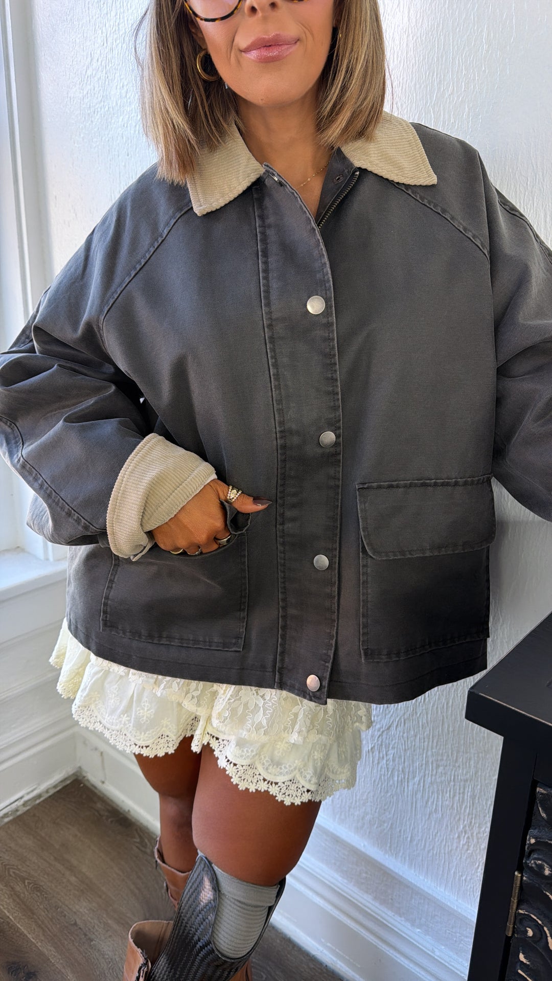 Coal Ridge Utility Jacket, Charcoal