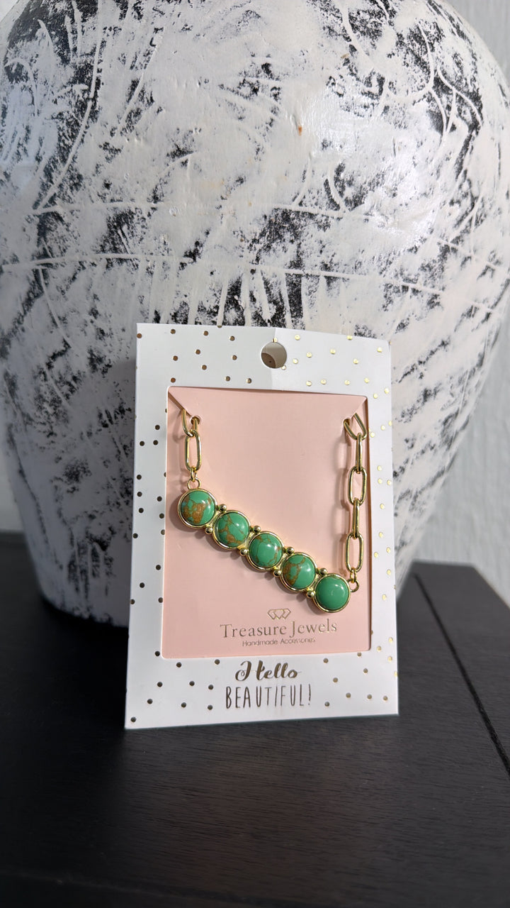 Treasure Jewels: Golden Oasis Necklace