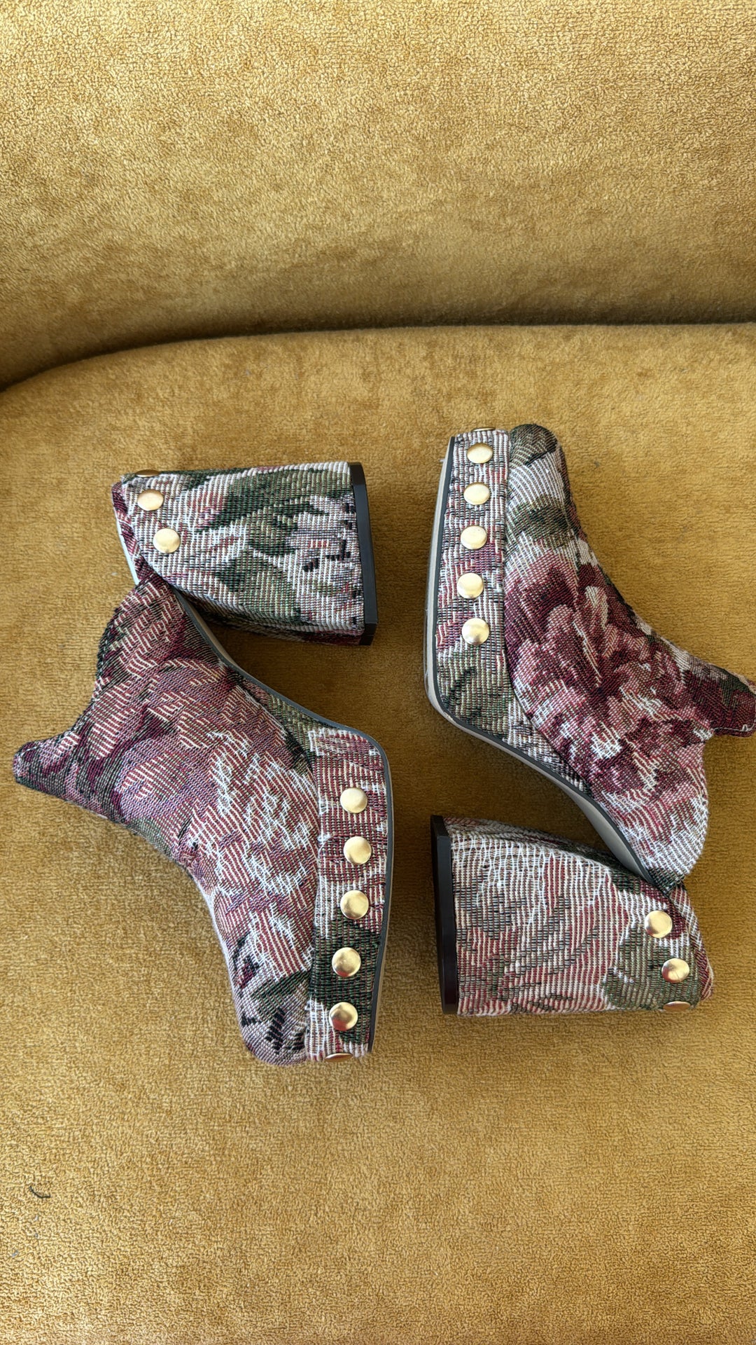 Sienna Platform Clogs, Mauve Tapestry