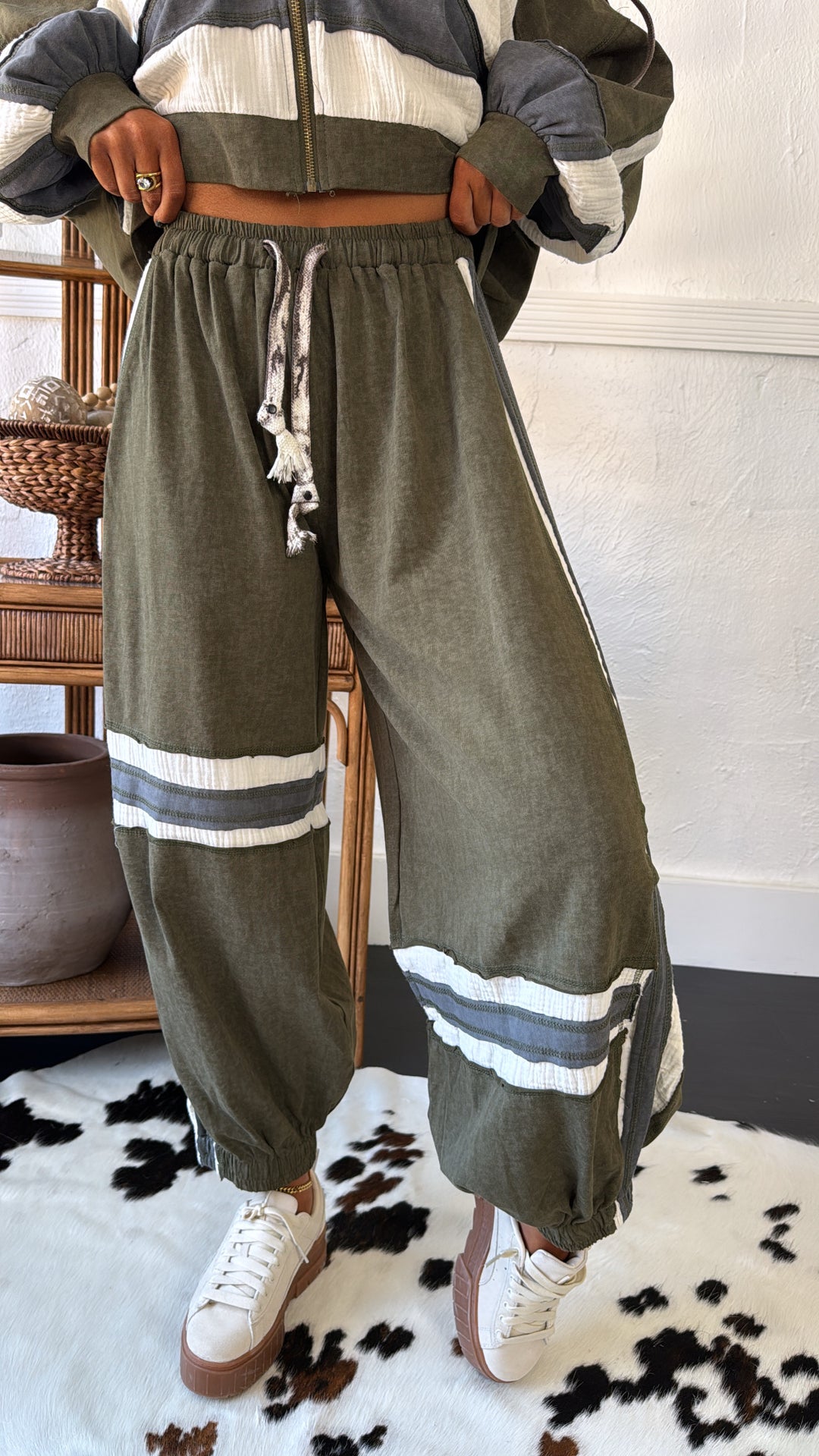 Easy Street Joggers, Olive