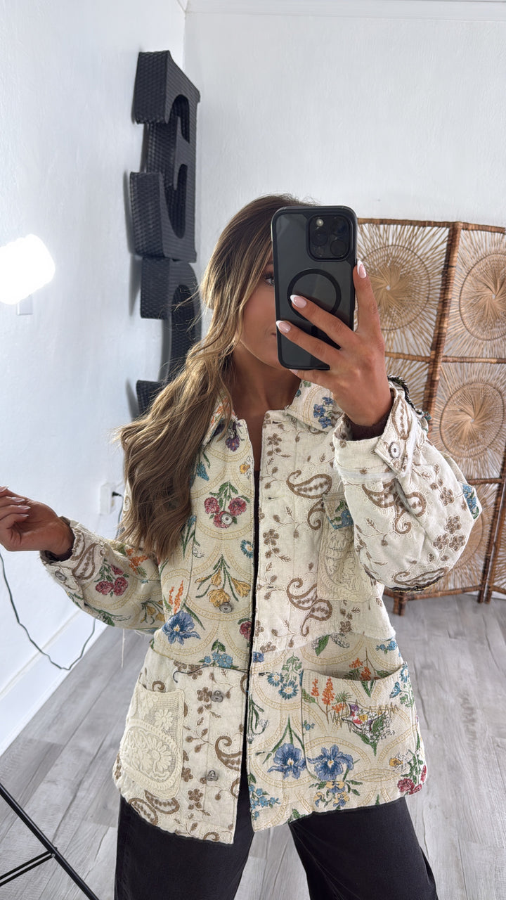 Luminous Threads Jacket, Natural Multi