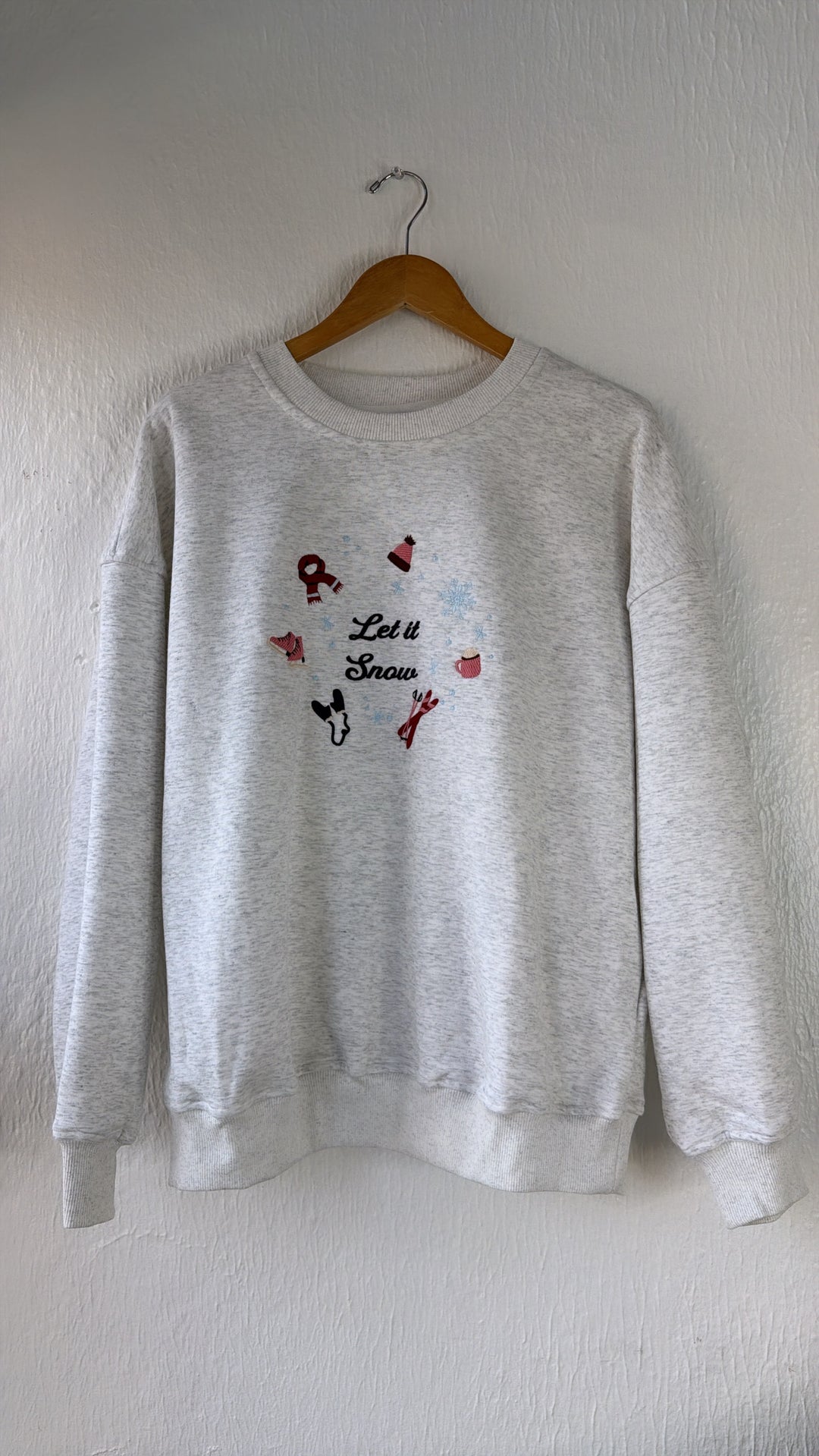 Winter Skis Crewneck, Melange