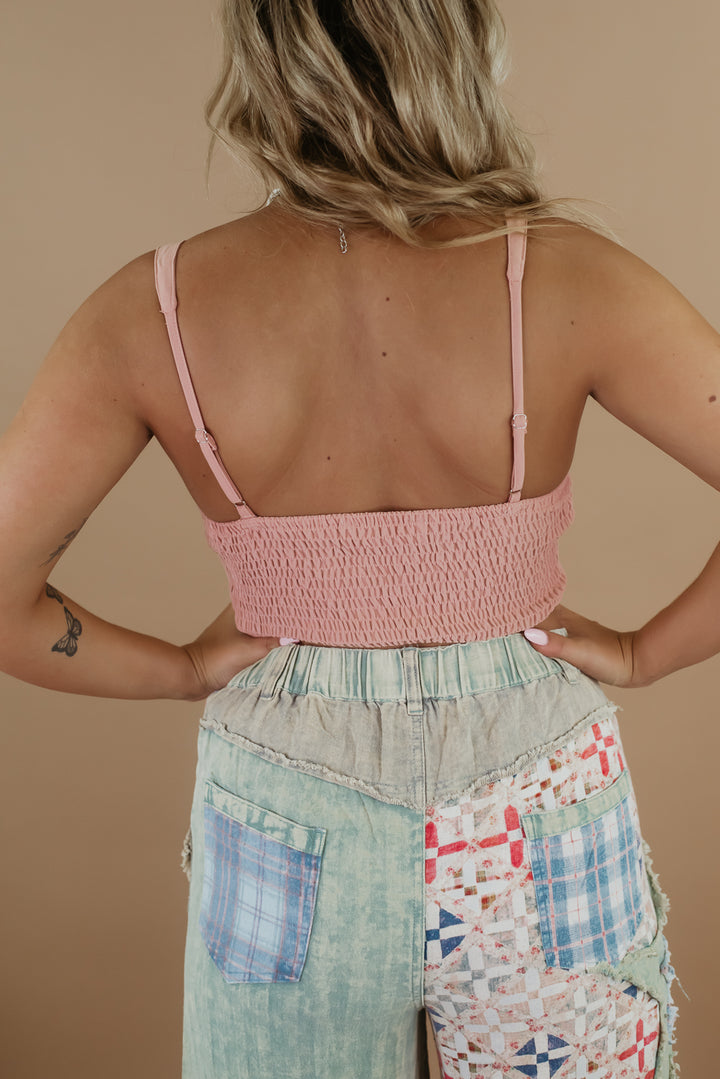 Miss Thing Top, Dusty Rose