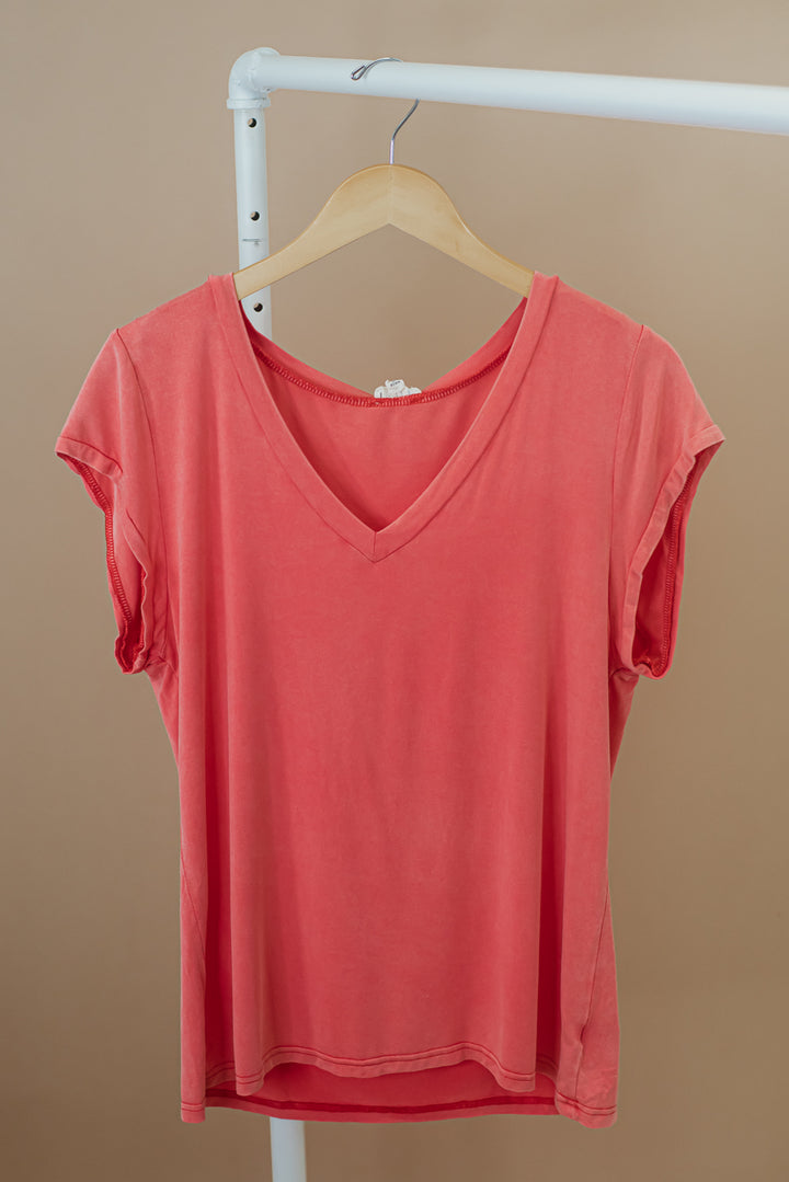 Your Favorite Basic Tee, Coral