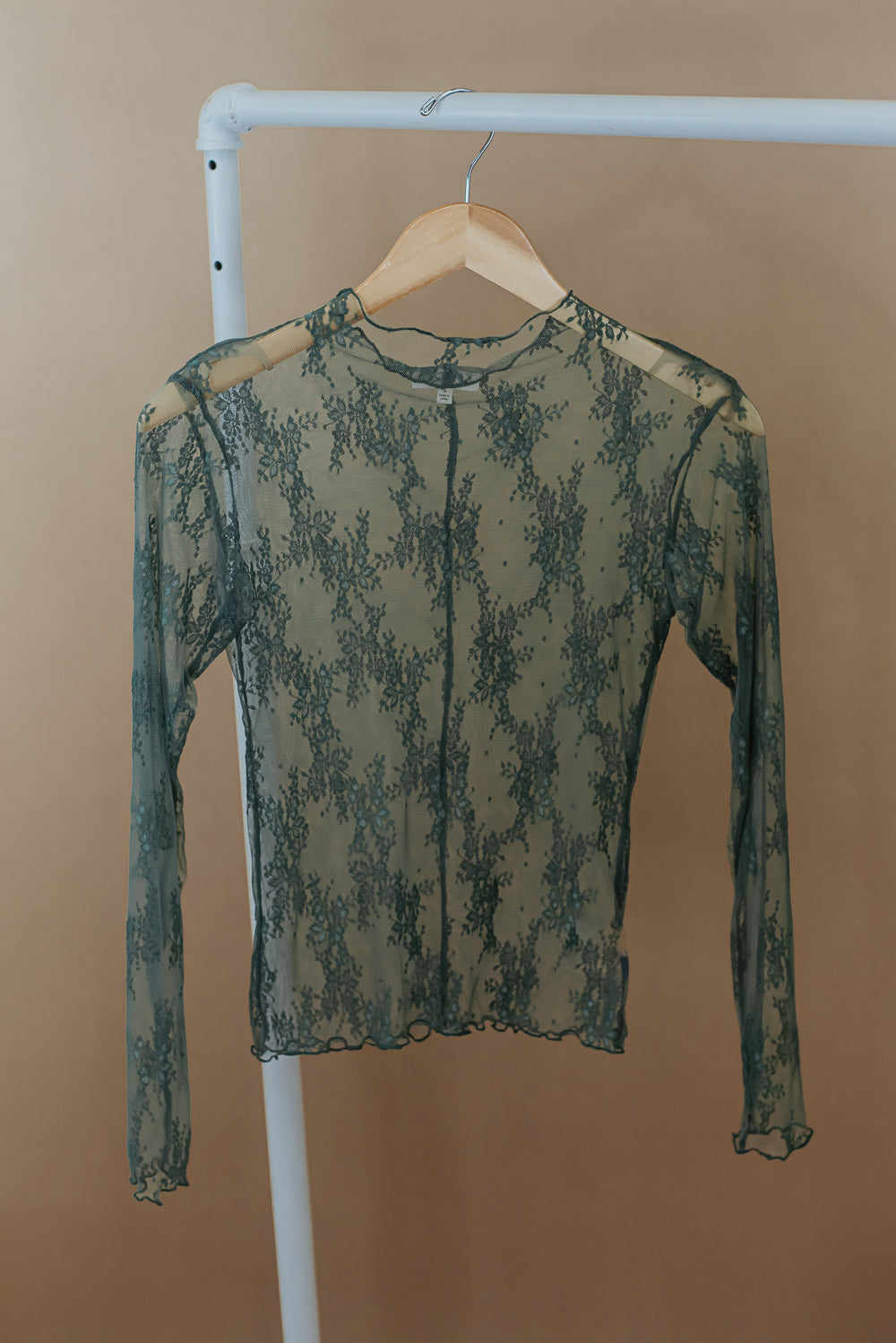 Say So Sheer Lace Mesh Long Sleeve, Sage – Everyday Chic Boutique