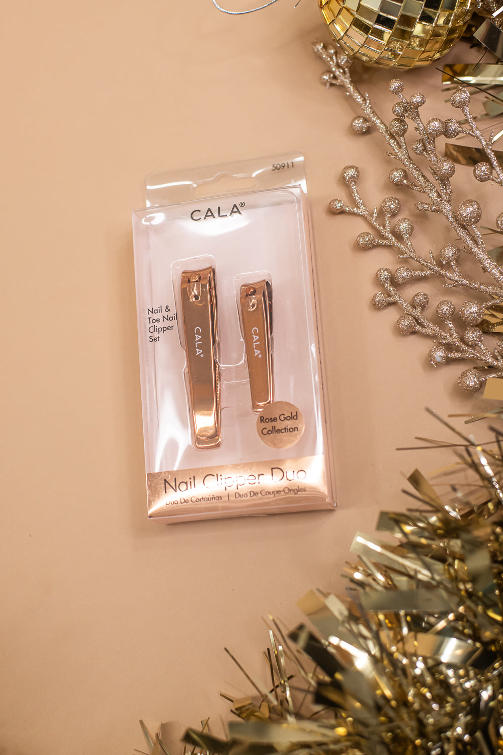 Rose Gold Nail Clipper Duo